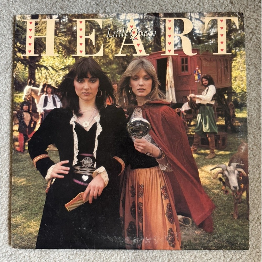 Heart Little Queen Vinyl LP Album 1977 Complete W/Original Lryic Sleeve!! VG+